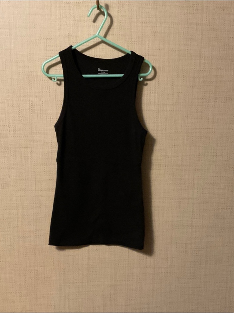 No Boundaries Black Ribbed Tank Top